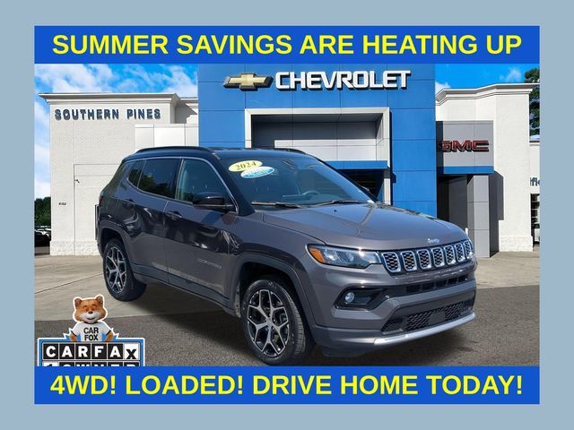 Baltic Gray Metallic Clearcoat 2024 Jeep Compass SUV / Crossover Four-Wheel Drive 8-Speed Automatic