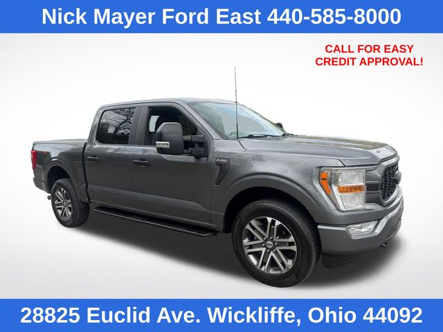 Gray Metallic 2022 Ford F-150 Pickup Truck Four-Wheel Drive Automatic