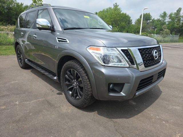 Gray (Gun Metallic) 2019 Nissan Armada SUV / Crossover Four-Wheel Drive 7-Speed Automatic