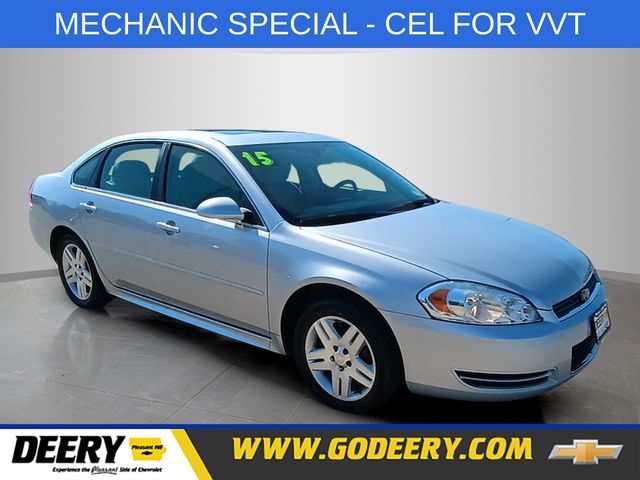 Silver Ice Metallic 2015 Chevrolet Impala Limited Sedan Front-Wheel Drive 6-Speed Automatic Overdrive