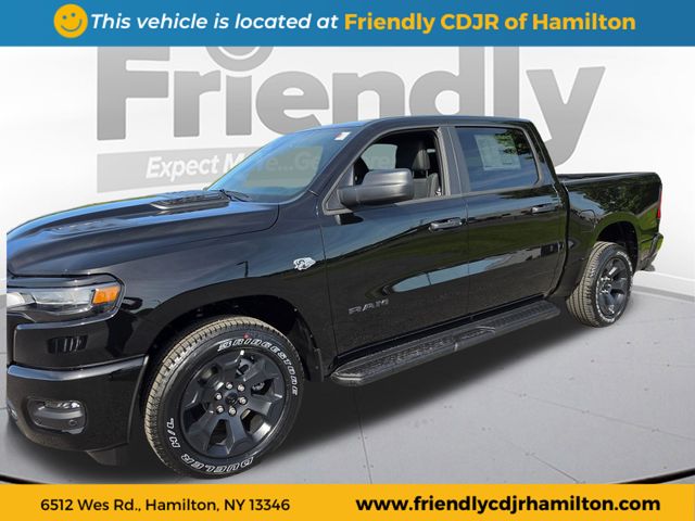 Diamond Black Crystal Pearlcoat 2026 RAM 1500 Pickup Truck Four-Wheel Drive 8-Speed Automatic