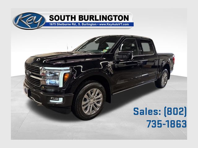 Black Metallic 2024 Ford F-150 King Ranch SuperCrew 4WD Pickup Truck Four-Wheel Drive Automatic