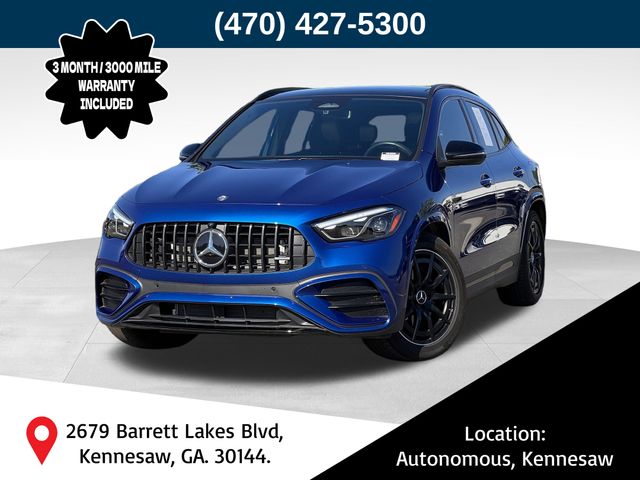 Starling Blue Metallic 2025 Mercedes-Benz GLA SUV / Crossover All-Wheel Drive 8-Speed Automatic