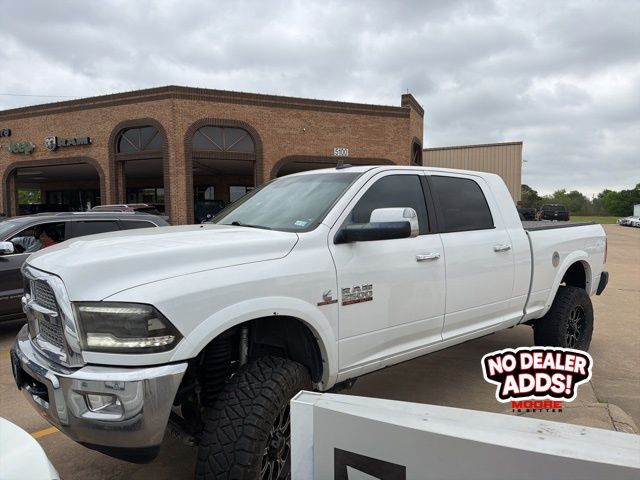Bright White Clearcoat 2015 RAM 2500 Laramie Mega Cab 4WD Pickup Truck Four-Wheel Drive 6-Speed Automatic