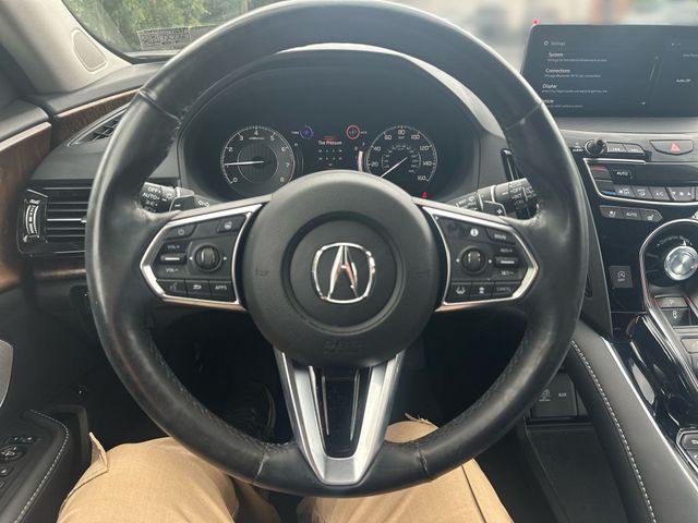 2020 Acura RDX Advance Package White at Klick Lewis Buick Chevrolet