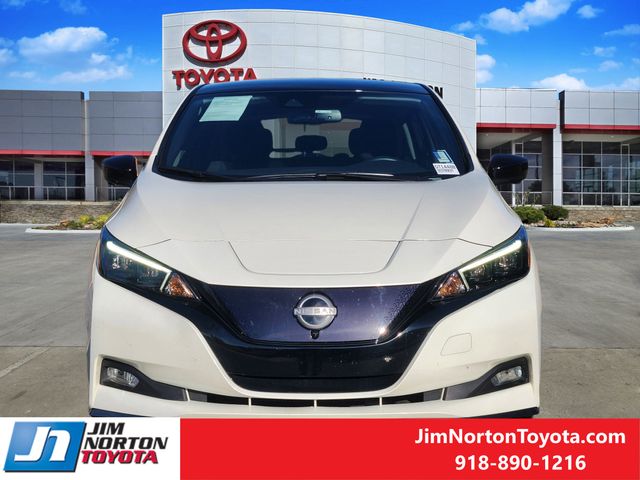 Used 2023 Nissan Leaf SV Plus with VIN 1N4CZ1CVXPC557397 for sale in Tulsa, OK