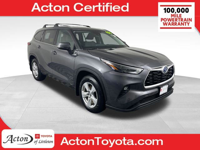 Magnetic Gray Metallic 2022 Toyota Highlander Hybrid SUV / Crossover All-Wheel Drive Continuously Variable Transmission