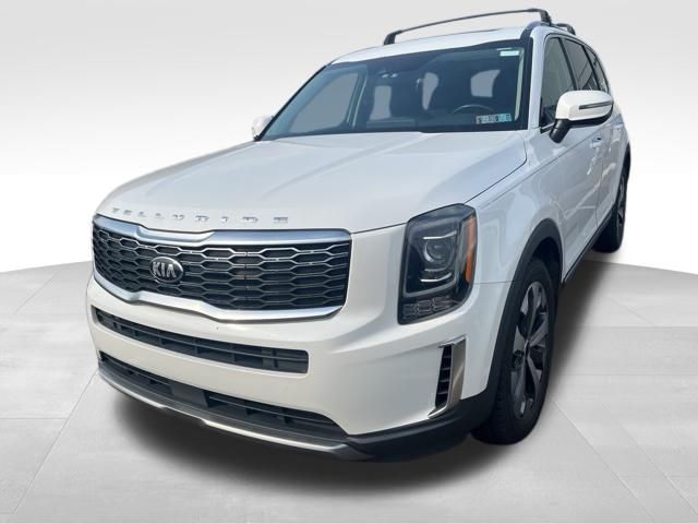 Snow White Pearl 2021 Kia Telluride S FWD SUV / Crossover Front-Wheel Drive 8-Speed Automatic