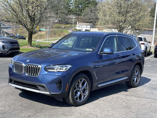 Phytonic Blue Metallic 2022 BMW X3 xDrive30i AWD SUV / Crossover All-Wheel Drive 8-Speed Automatic