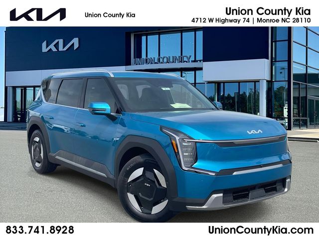 Ocean Blue 2026 Kia EV9 Wind AWD SUV / Crossover All-Wheel Drive 1-Speed Automatic