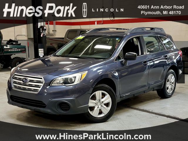 Gray Metallic 2015 Subaru Outback 2.5i Wagon All-Wheel Drive Continuously Variable Transmission