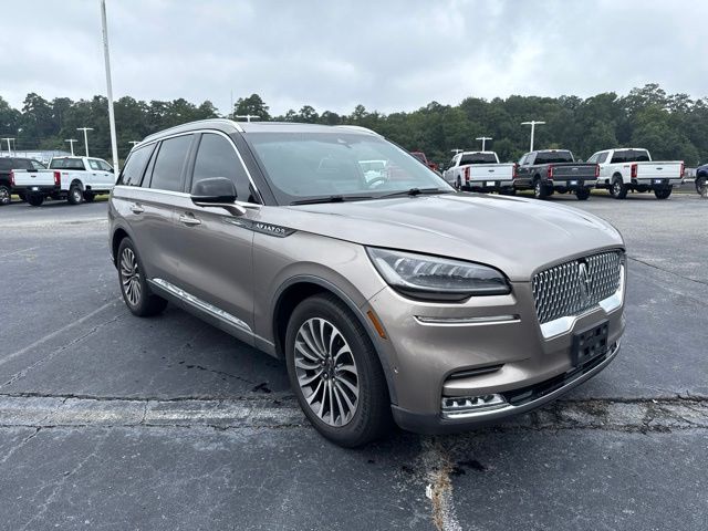 Mocha 2021 Lincoln Aviator SUV / Crossover Rear-Wheel Drive Automatic