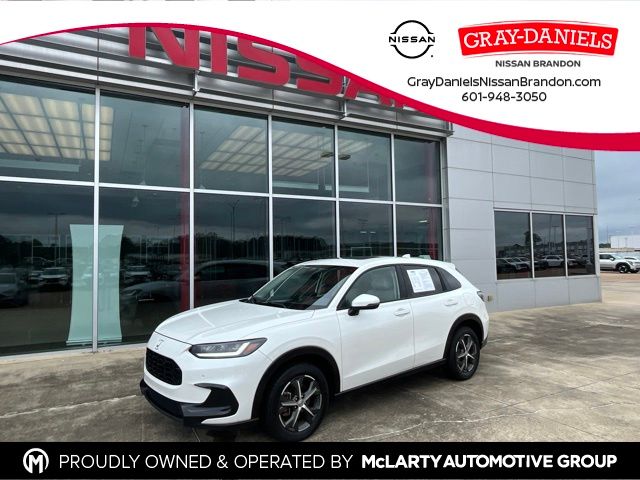 Platinum White Pearl 2024 Honda HR-V SUV / Crossover Front-Wheel Drive Continuously Variable Transmission