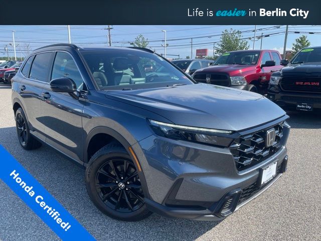 Meteorite Gray Metallic 2024 Honda CR-V Hybrid SUV / Crossover All-Wheel Drive Continuously Variable Transmission