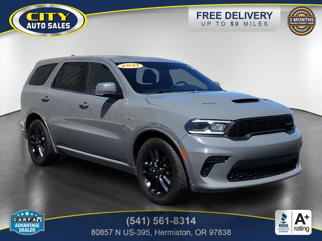 Destroyer Gray Clearcoat 2021 Dodge Durango R/T AWD SUV / Crossover All-Wheel Drive 8-Speed Automatic