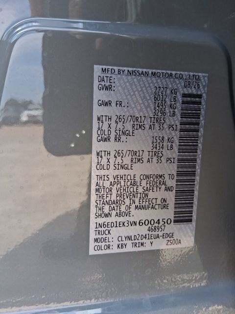 New 2027 Nissan Frontier Truck