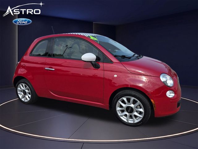 Rosso (Red) 2017 FIAT 500 Hatchback Front-Wheel Drive 6-Speed Automatic