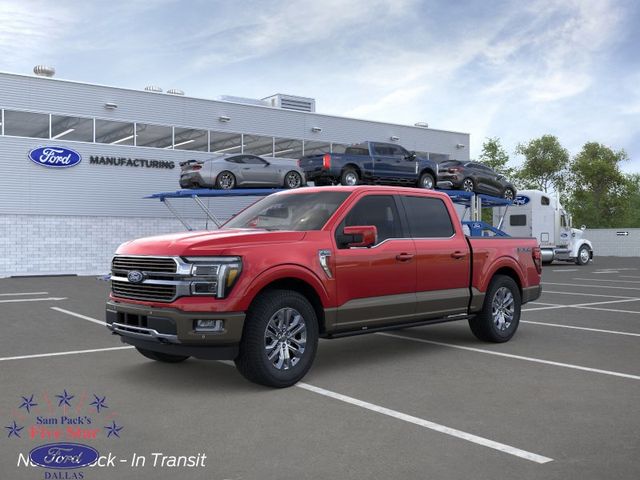 Ruby Red Metallic Tinted Clearcoat 2026 Ford F-150 King Ranch SuperCrew 4WD Pickup Truck Four-Wheel Drive Automatic