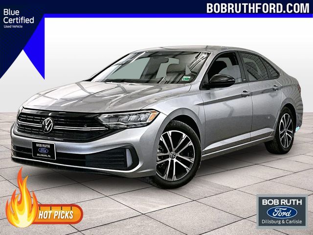 Pyrite Silver Metallic 2024 Volkswagen Jetta Sport FWD Sedan Front-Wheel Drive 8-Speed Automatic