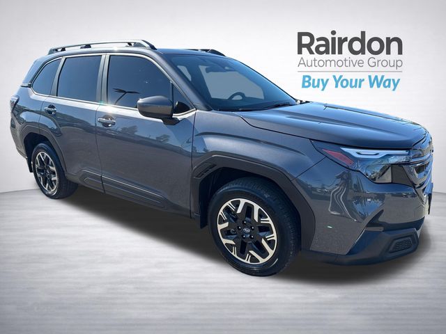 Gray Metallic 2025 Subaru Forester SUV / Crossover All-Wheel Drive Continuously Variable Transmission