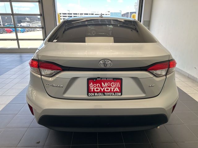2024 Toyota Corolla LE Silver at Traditions Chevrolet