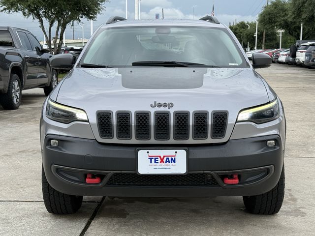 2020 Jeep Cherokee Trailhawk Silver at Victoria Chrysler Dodge Jeep Ram