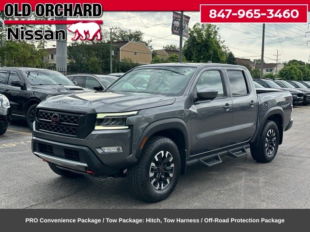 Gray (Gun Metallic) 2023 Nissan Frontier Pickup Truck Four-Wheel Drive 9-Speed Automatic