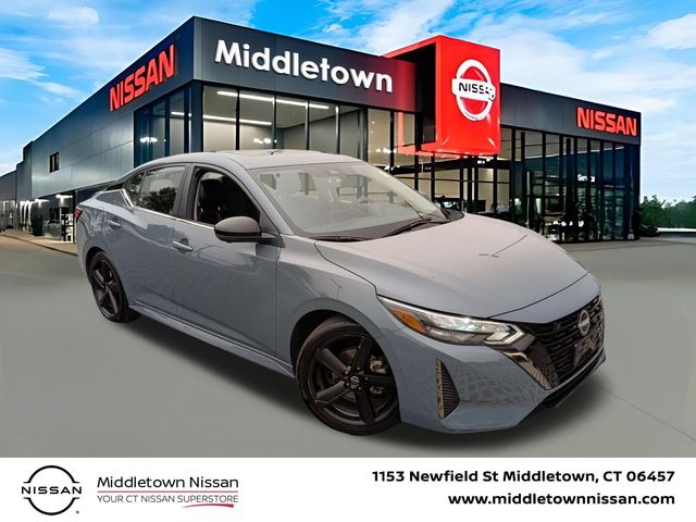 Atlantic Gray Metallic 2024 Nissan Sentra Sedan Front-Wheel Drive Continuously Variable Transmission
