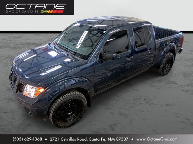 Arctic Blue 2019 Nissan Frontier Pickup Truck Four-Wheel Drive 5-Speed Automatic Overdrive