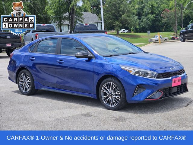 Deep Sea Blue 2024 Kia Forte Sedan Front-Wheel Drive Continuously Variable Transmission