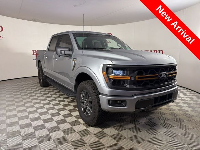 Silver Metallic 2024 Ford F-150 Tremor SuperCrew 4WD Pickup Truck Four-Wheel Drive Automatic