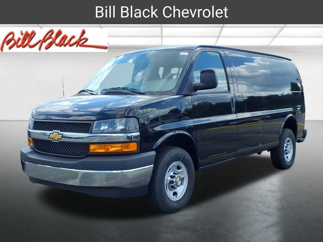 Black 2026 Chevrolet Express Cargo Van Rear-Wheel Drive 8-Speed Automatic Overdrive