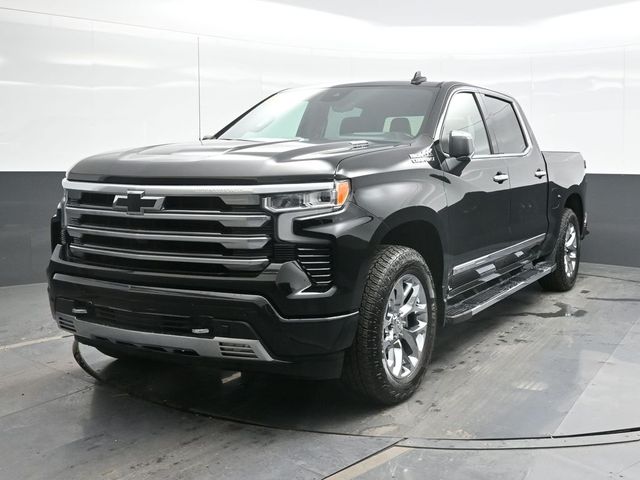 Black 2024 Chevrolet Silverado 1500 High Country Crew Cab 4WD Pickup Truck Four-Wheel Drive Automatic