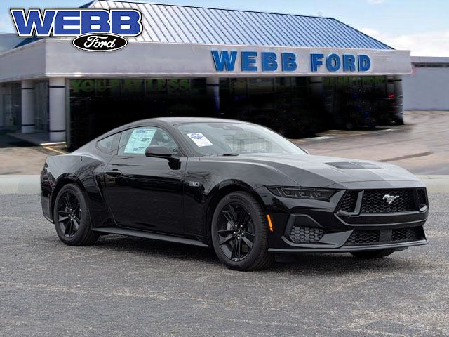 Black 2026 Ford Mustang GT Fastback RWD Coupe Rear-Wheel Drive Automatic