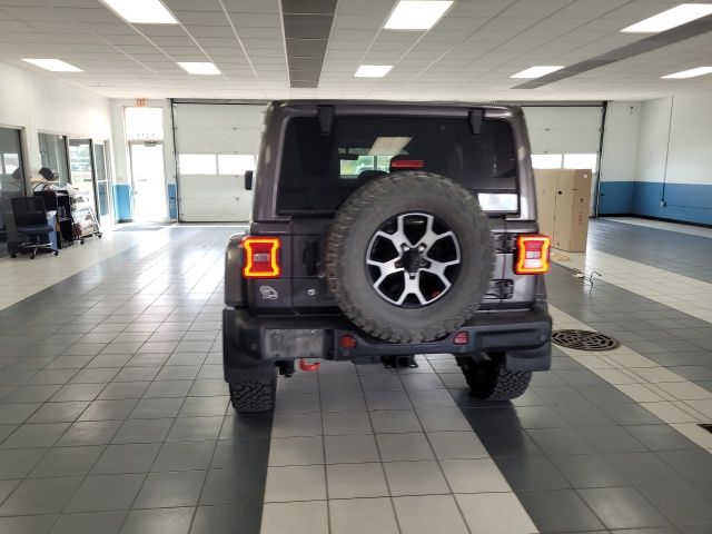 Used 2018 Granite Crystal Metallic Clearcoat Jeep Unlimited Rubicon image 8