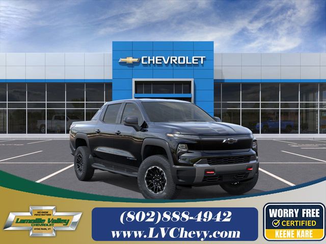 Black 2026 Chevrolet Silverado EV Pickup Truck All-Wheel Drive 1-Speed Automatic