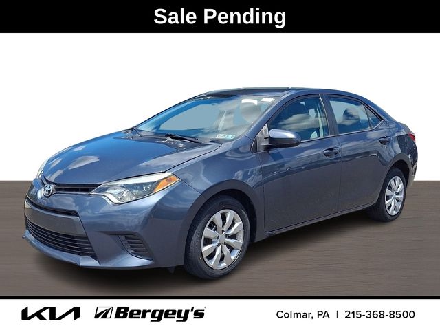 Slate Metallic 2016 Toyota Corolla Sedan Front-Wheel Drive Continuously Variable Transmission