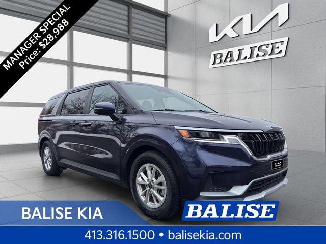 Deep Chroma Blue 2024 Kia Carnival LX FWD Minivan Front-Wheel Drive 8-Speed Automatic