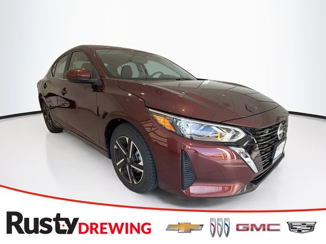 Rosewood Metallic 2024 Nissan Sentra SV FWD Sedan Front-Wheel Drive Continuously Variable Transmission