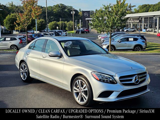 Iridium Silver Metallic 2021 Mercedes-Benz C-Class Sedan All-Wheel Drive 9-Speed Automatic