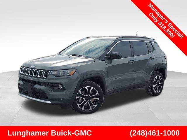 Sting-Gray Clearcoat 2024 Jeep Compass Limited 4WD SUV / Crossover Four-Wheel Drive 8-Speed Automatic