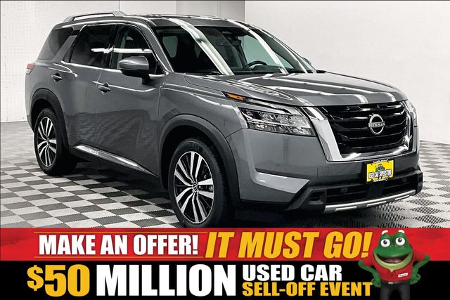 Gray (Gun Metallic) 2024 Nissan Pathfinder SUV / Crossover All-Wheel Drive 9-Speed Automatic