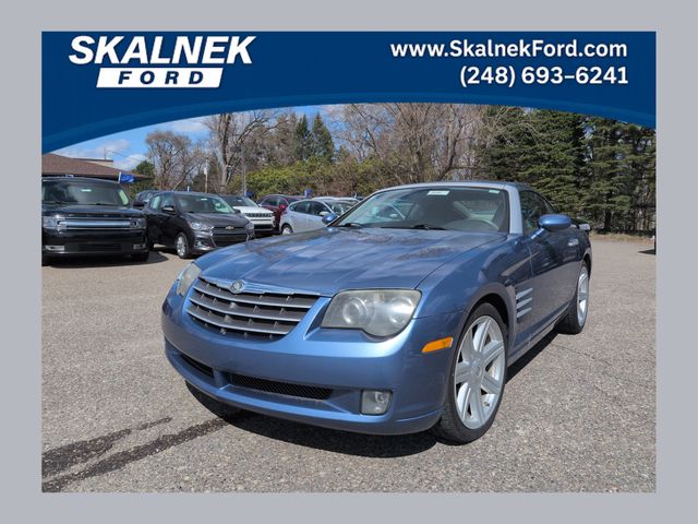 Aero Blue Pearlcoat/Black Cloth Top 2005 Chrysler Crossfire Limited Roadster RWD Convertible Rear-Wheel Drive 5-Speed Automatic