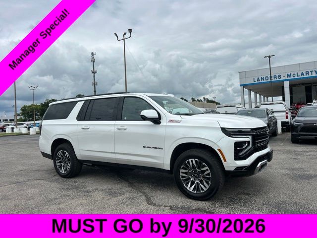 White (Iridescent Pearl Tricoat) 2025 Chevrolet Suburban SUV / Crossover Four-Wheel Drive 
