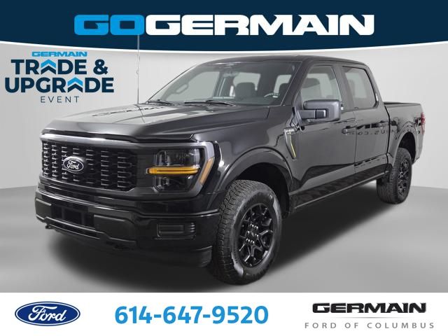 Black Metallic 2025 Ford F-150 STX 4dr SuperCrew 4WD Pickup Truck Four-Wheel Drive Automatic