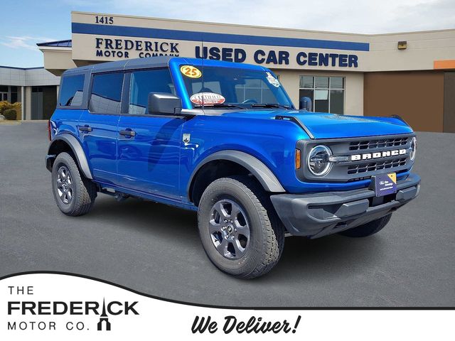 Blue Metallic 2025 Ford Bronco Big Bend 4-Door 4WD SUV / Crossover Four-Wheel Drive Automatic