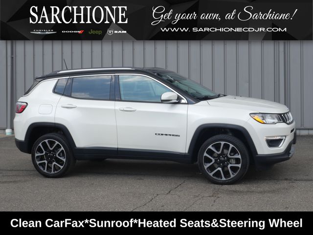 Pearl White Tri-Coat 2018 Jeep Compass SUV / Crossover Four-Wheel Drive 9-Speed Automatic