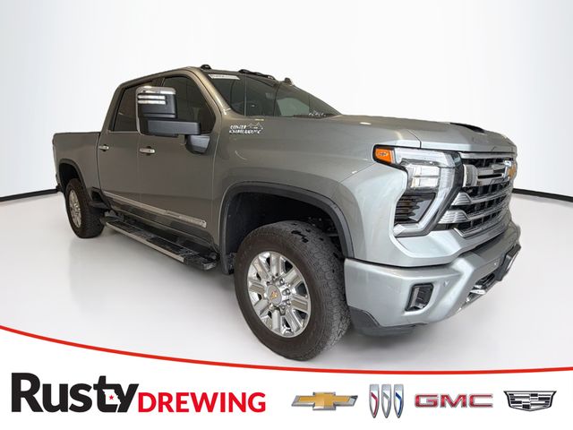 Sterling Gray Metallic 2024 Chevrolet Silverado 3500HD High Country Crew Cab 4WD Pickup Truck Four-Wheel Drive Automatic
