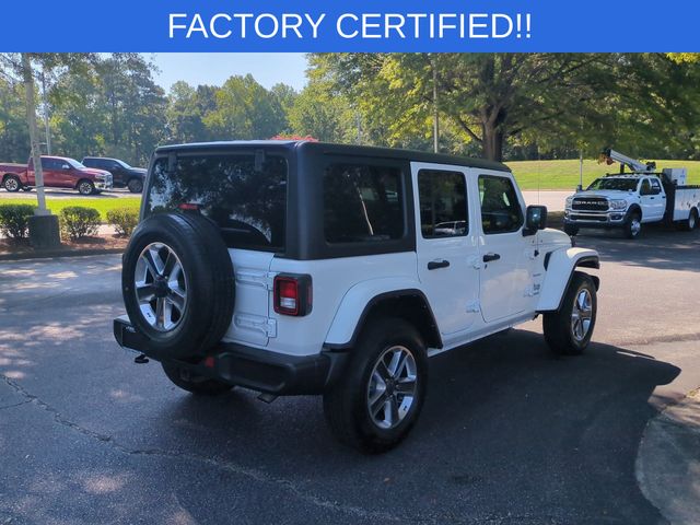 Used 2021 White Jeep Unlimited Sahara image 5