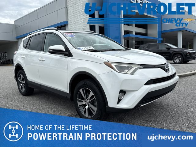 Super White 2016 Toyota RAV4 XLE SUV / Crossover Front-Wheel Drive 6-Speed Automatic